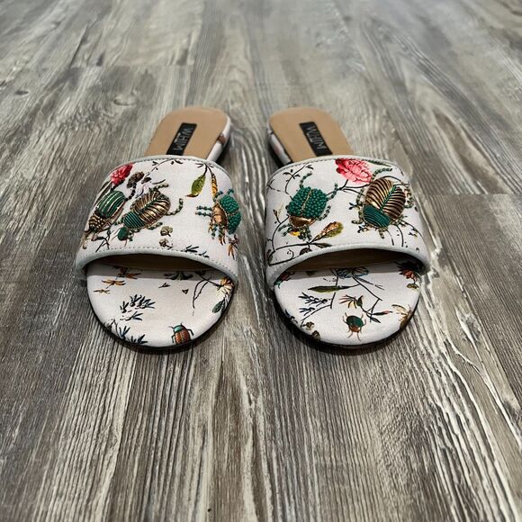 WHIM New York Leela Embroidered Slide Sandals EU 37 - Picture 1 of 9